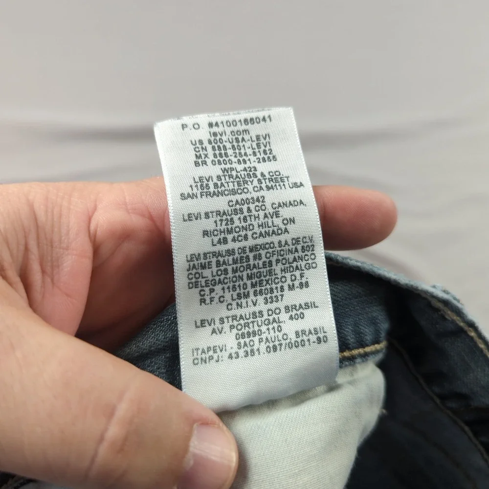 Levis 501 Jeans Mens 32x30 Blue Button Fly Classic American‎ Western Faded